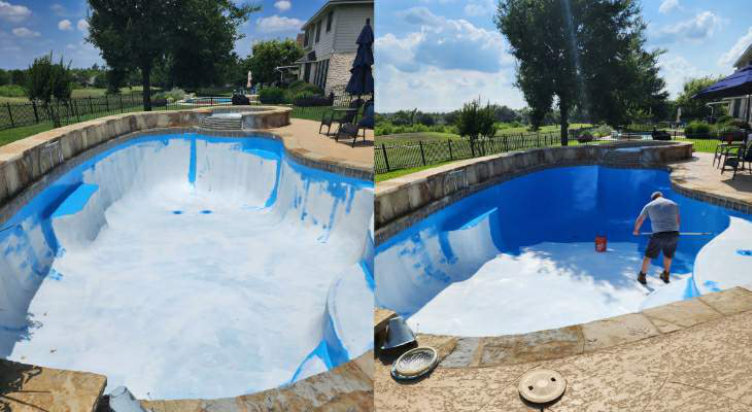 I painted my own pool